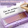 Large Capacity Pencil Case Password Lock Stationery Organizer Cartoon Stationery Box  Kids