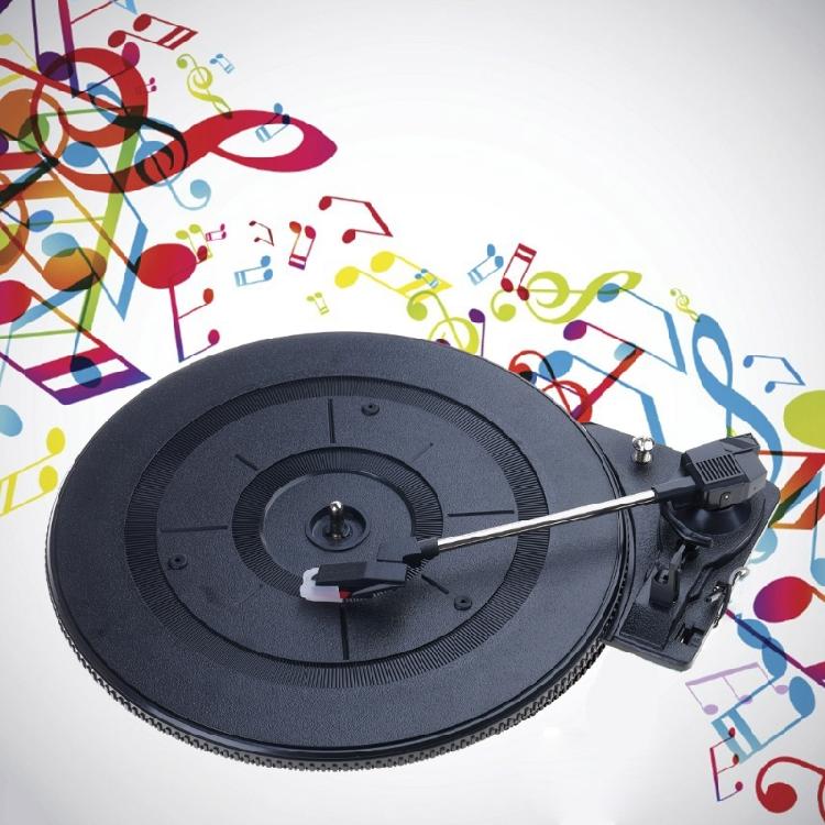 Phonograph Accessories Parts 28cm Vintage Vinyl Record Player Turntable 3 Speed