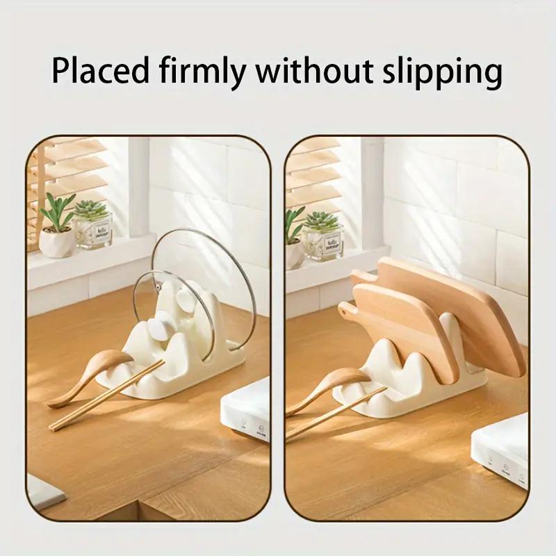 Многофункциональная кухонная подставка для крышек, подставка для лопаток, пластиковая подставка для разделочных досок, универсальная подставка, настольная подставка для лопаток, ложек, кухонные принадлежности