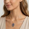 Nidin Fashion Necklace Lucky Hamsa Hand Evil Eye Pendant For Women Men Colorful Enamel Turkish Protection Amulet Jewelry Gifts