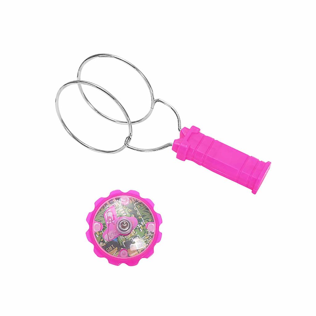 Flying Disc Creative Colorful Luminous Hand Rotating Magnetic Luminous Toys For Children