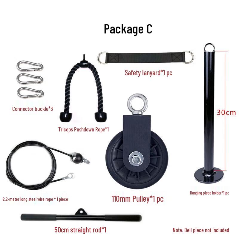 DIY Fitness Equipment High Pull-Down Pulley System