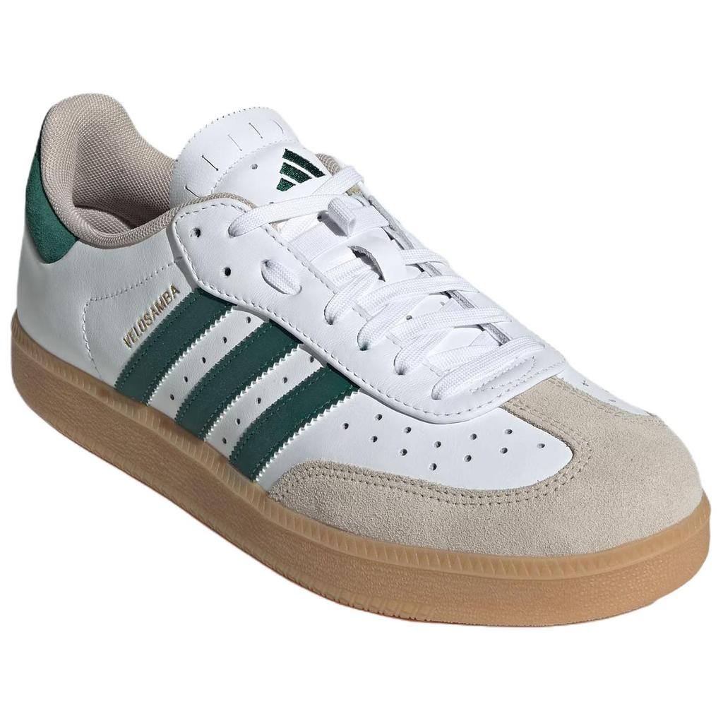 Adidas Кроссовки унисекс Velosamba Cloud White Green Collegiate-Green Wonder-Beige JQ2324