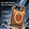 Retro Ethnic Style Cover Magnetic Folding Phone Case for iPhone18 Fold with 360 Degree Rotating Stand All-inclusive Screen Protector And Protector,