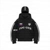 2025 Trendy Double Zipper Y2K Double Hoodie Unisex Jacket with POG GHB Print - European & American Style