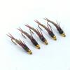 5 шт. Реалистичные приманки для нахлыстовой рыбалки с крючком, жесткие приманки