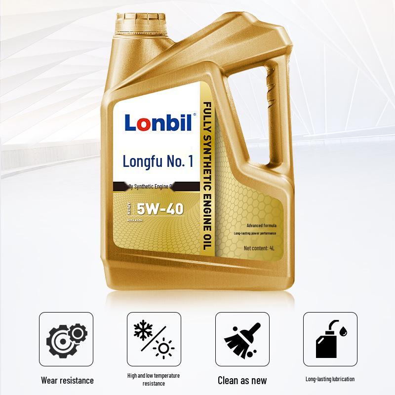 All-Season Fully Synthetic 5W40 Engine Oil for Gasoline Engines, SN/SL Grade