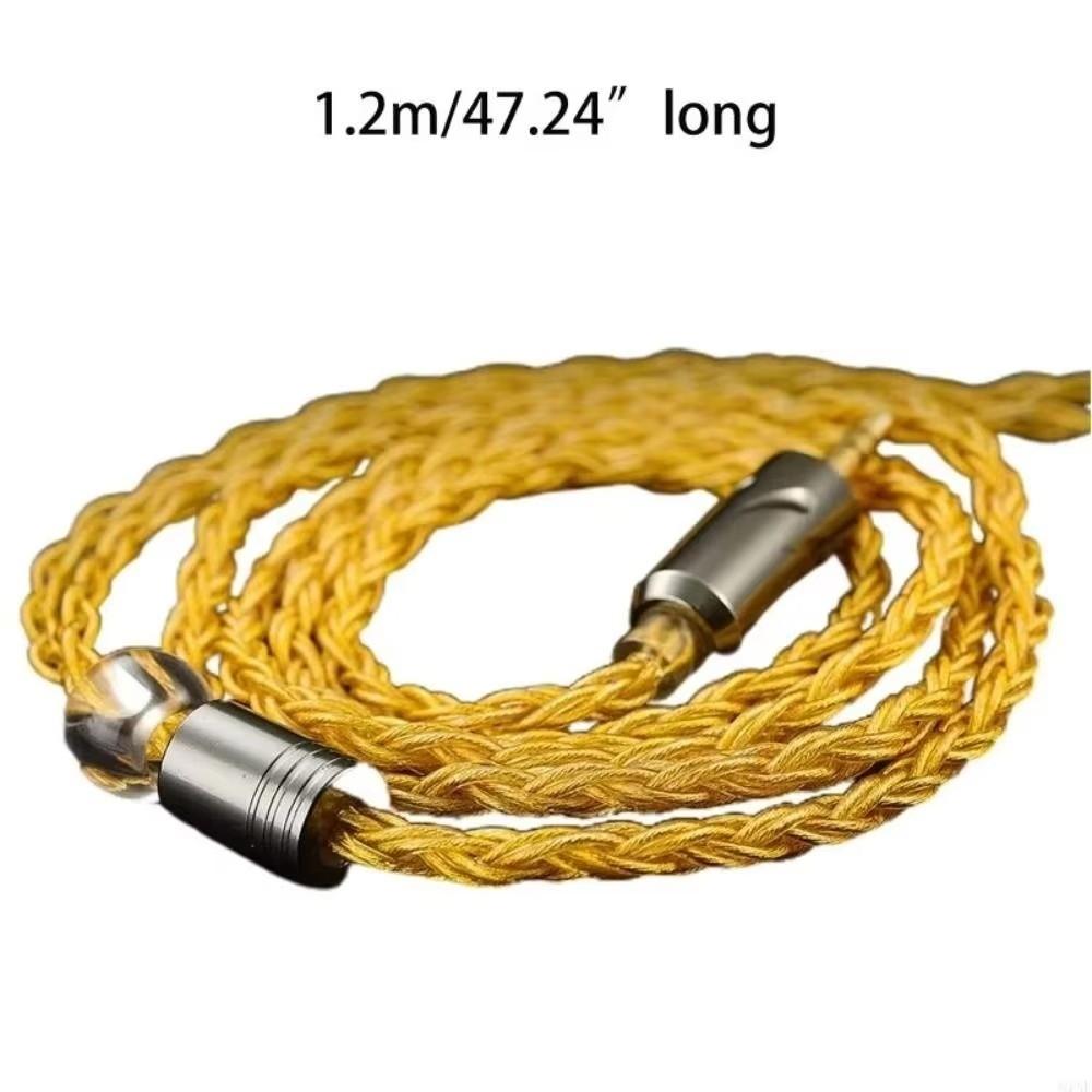 8-Strand QKZ T1 Headphone Upgrade Cord 2Pin KZ Earphone Replacement Cable Music Enthusiasts