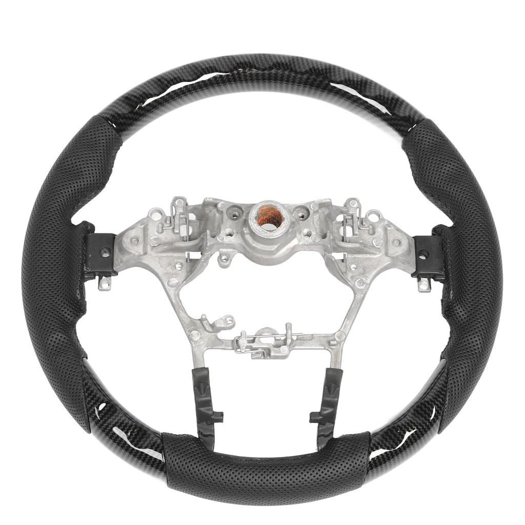 Руль с гидропечатью, перфорированная кожа, трехсекционный, замена для Hilux AN110 AN120 AN130 2015–2023, карбон