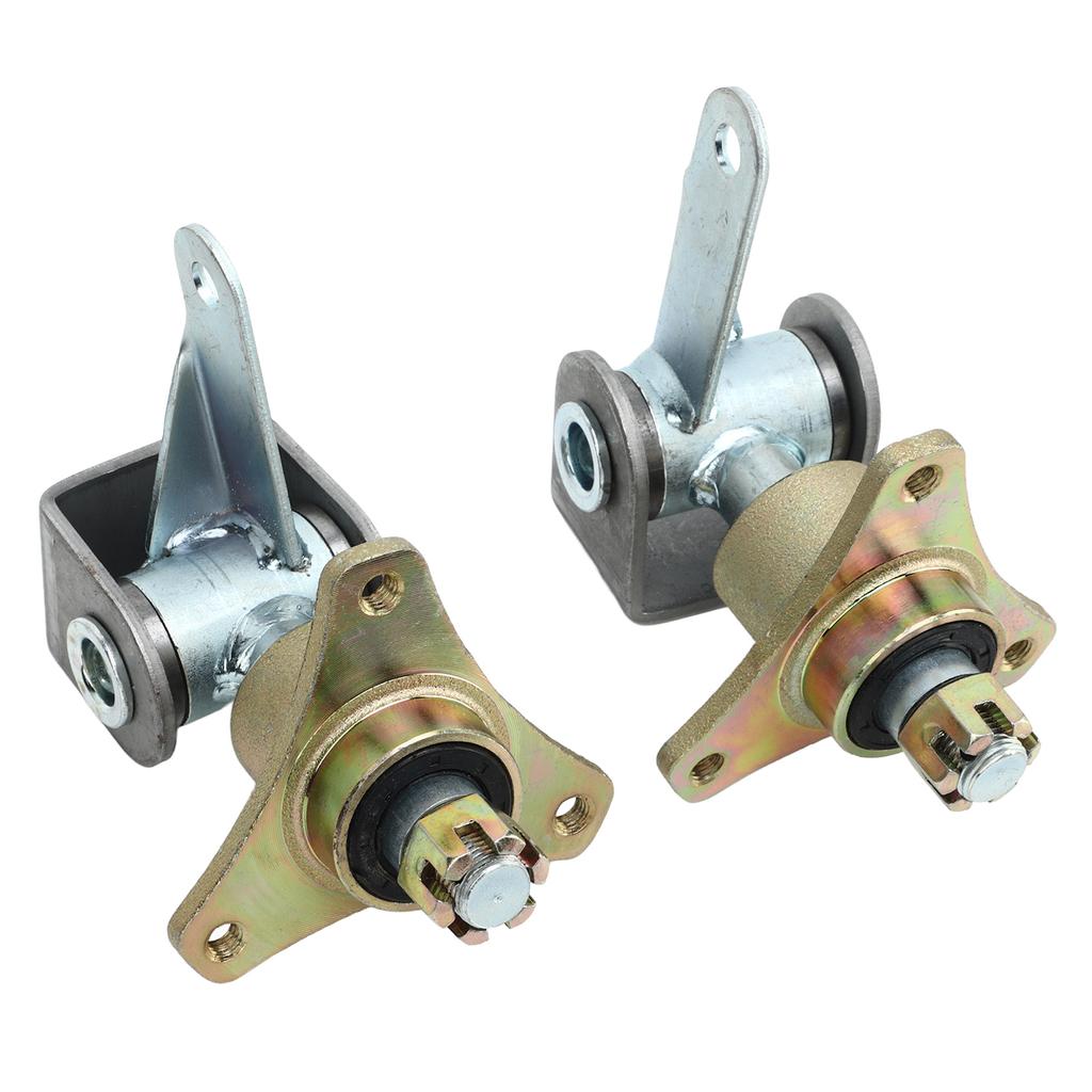 17mm 3 Stud Front Wheel Hubs Steering Spindle Steel Alloy for 6in Tires Quad Bike ATV Go Kart