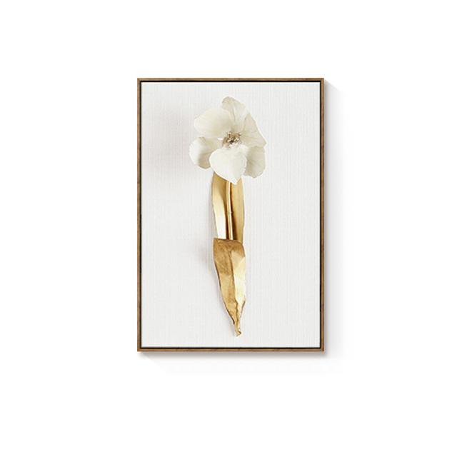 Золотые растения, листья и цветы, настенная живопись на холсте, настенные панно для гостиной, скандинавские декоративные картины, современный декор