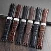 Классический ремешок для часов из натуральной кожи для Swatch Yrs403 412 402G Series, изогнутый вогнуто-выпуклый ремешок из коровьей кожи 21 мм, аксессуар для мужских часов