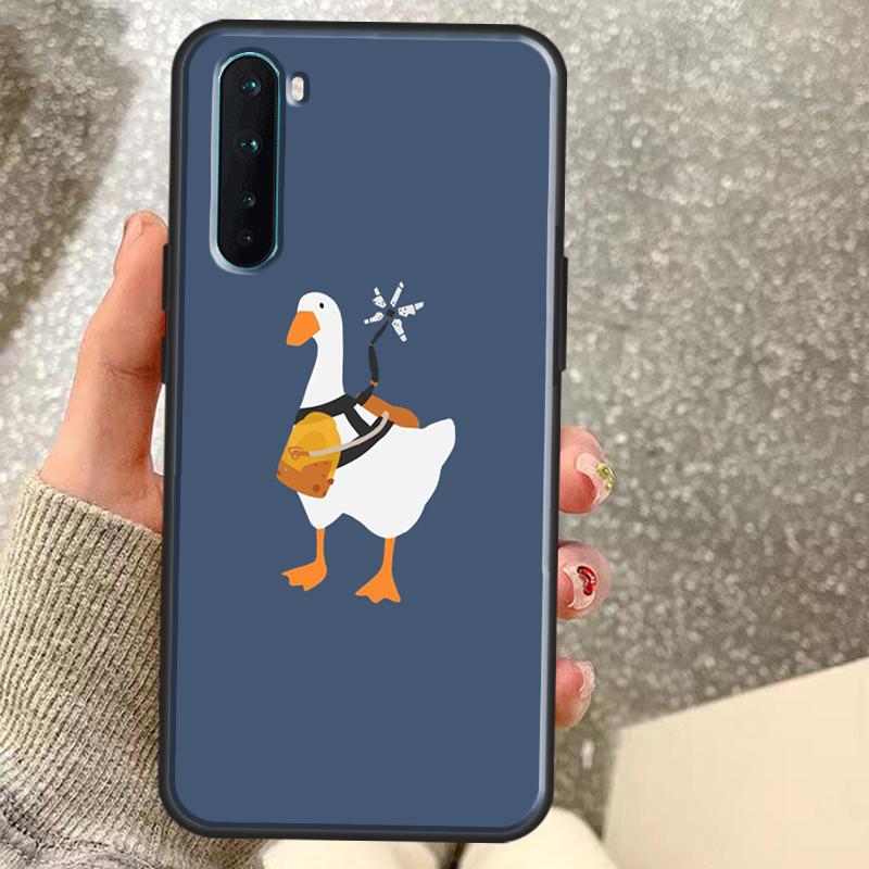 Cartoon Cute Goose Game Case For OnePlus 15R 13R 13T 12R 10T 15 13 12 11 10 9 Pro Nord 5 CE 4 3 2 Lite N20 N30 Coque