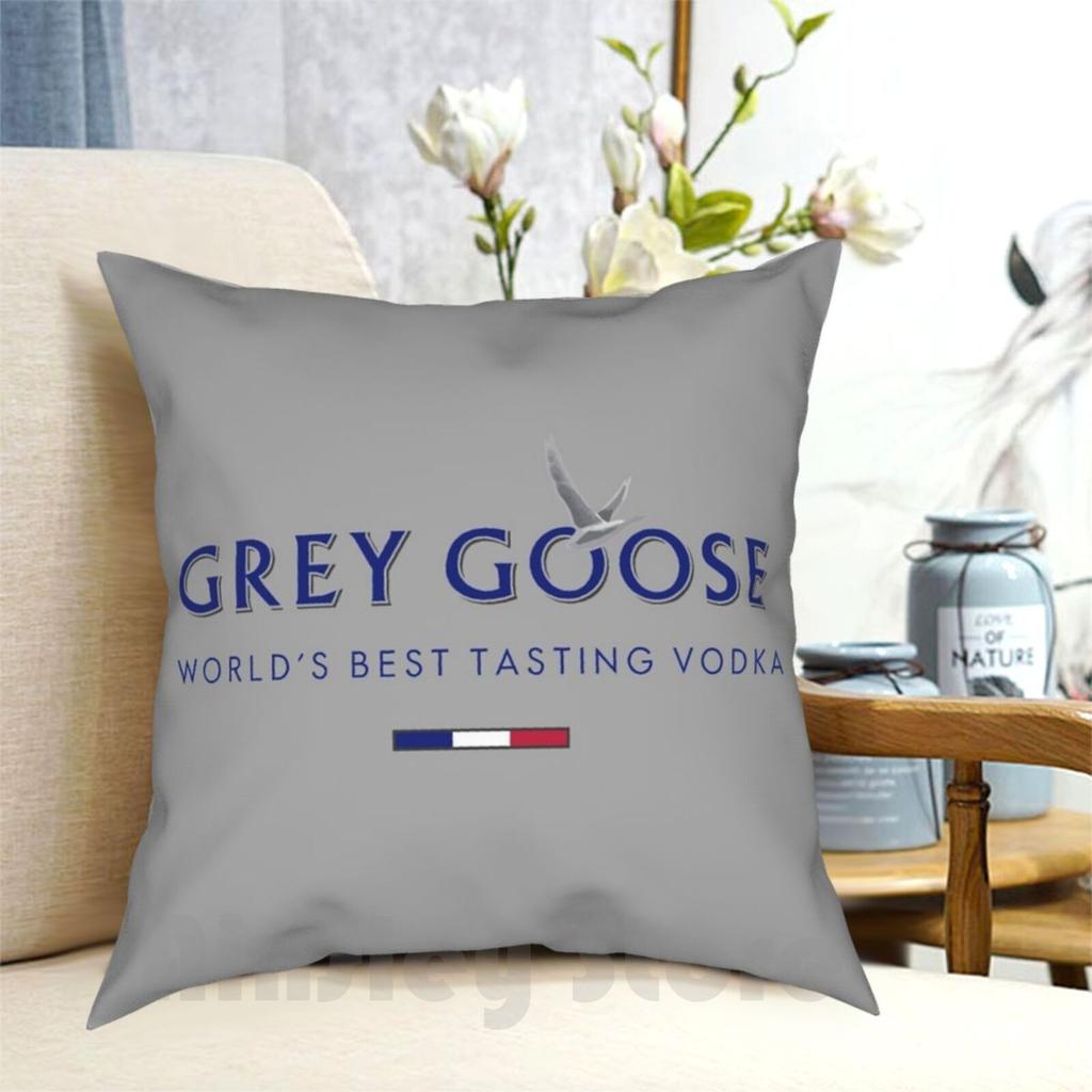 Наволочка Grey Goose с принтом для дома, мягкая, для самостоятельного изготовления, наволочка Grey Goose, Grey Goose, Напиток Гусь Серый, Серый Гусь Тифф