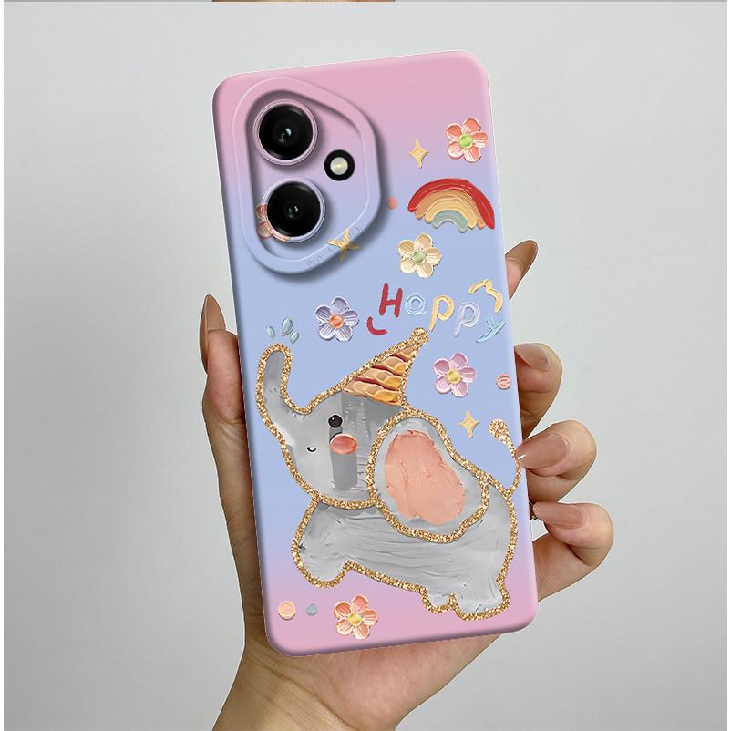 For Huawei Honor 400 Pro 5G Case Aesthetic Butterfly Flowers Anti-Slip Shockproof Silicone Cover For honor 400 400pro Funda Capa