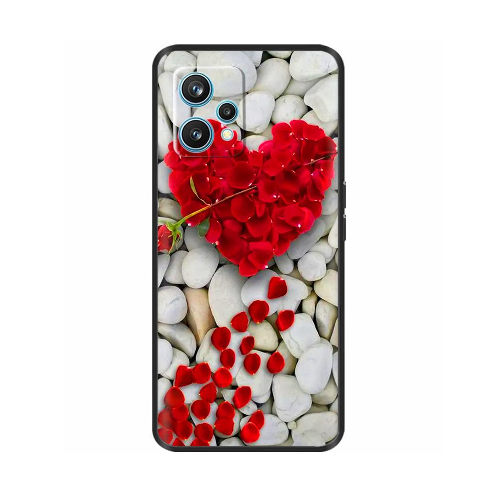 Чехол для Realme 9 Обложка Милые Растения Мультяшные Чехлы для OPPO Realme 9 4G RMX3521 Realme9 Чехол для Телефона Мягкий Силикон fundas coque
