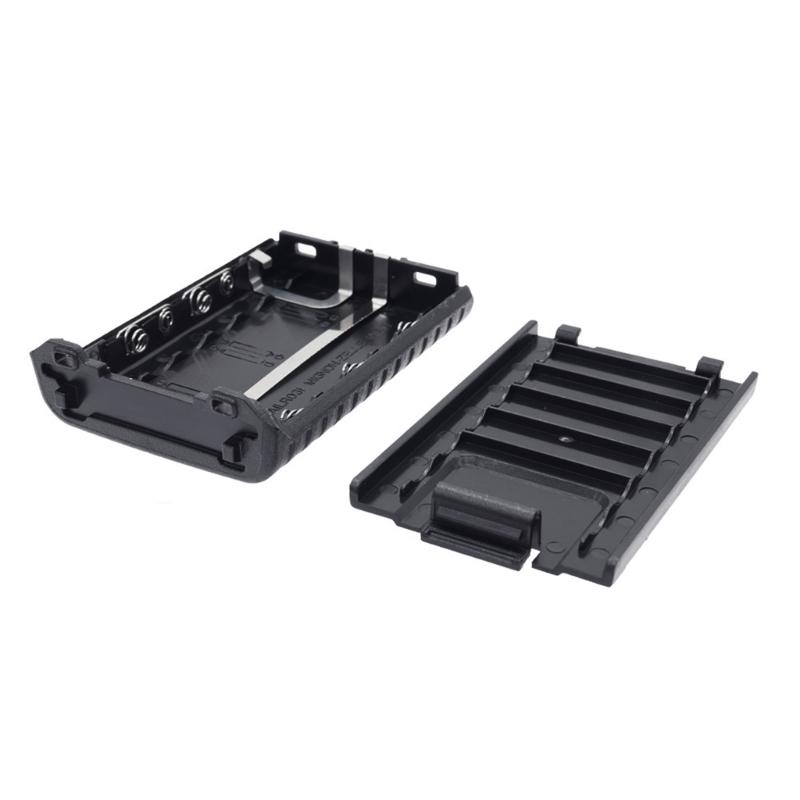 Корпуса для батарейного отсека 6xAAA Черные для рации для Baofeng BF-UV5R BF-UV5RA BF-UV5RL TYT-F8