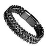 Stainless Steel Front And Back Men's Bracelet Jewelry