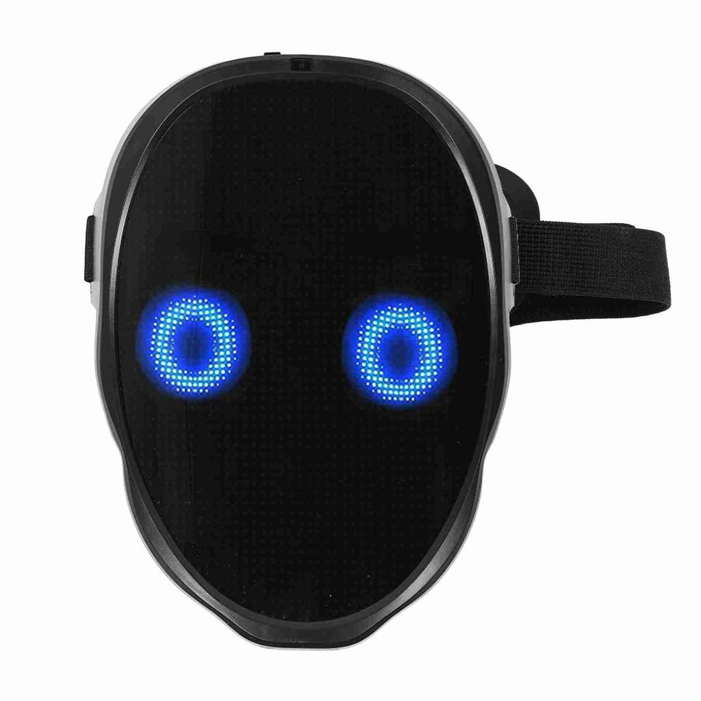 LED Face Cover Unisex Colorful High Brightness LED Light Scary Skull Face Cover for Parties