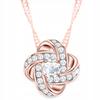 Gold-plated Necklace with Star White Crystal Star Cosmos Night Silver 925
