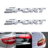 Модные наклейки на багажник, крыло, эмблема, значок, автомобильные наклейки 3D ABS SPORT в металлическом стиле
