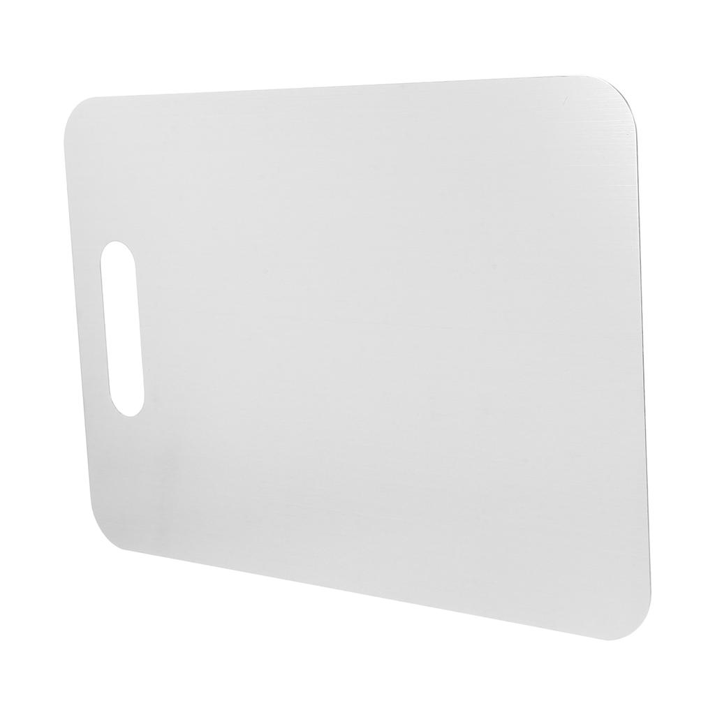 Stainless Steel Cutting Board for Kitchen Double Sided Chopping Board Rust Resistant Dishwasher Safe 30*20cm for Meat