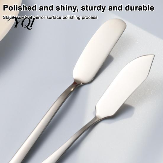 Cream Spreader for Cake Stainless Steel Jam Cutter, Multi-purpose Kitchen Tool with Curved Butter Cutter Blade, Easy Cleaning Dessert Bread And Cheese
