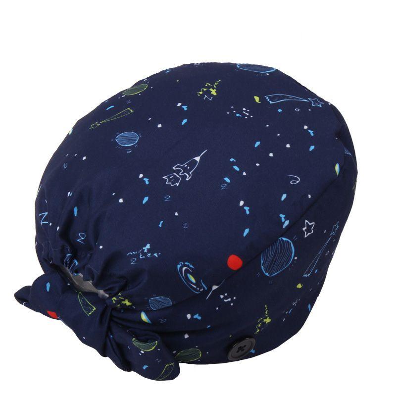 Удобная хлопковая хирургическая шапочка с влагопоглощающей регулируемой посадкой