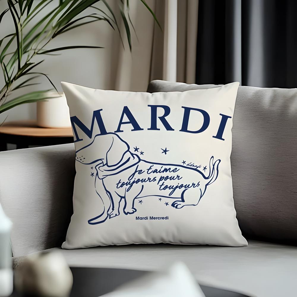 Trending MMardi Mercredied Cushion Cover Antidustmite Pillowcase Invisible Zipper Silky Short Plush Sofa Cushion Cover