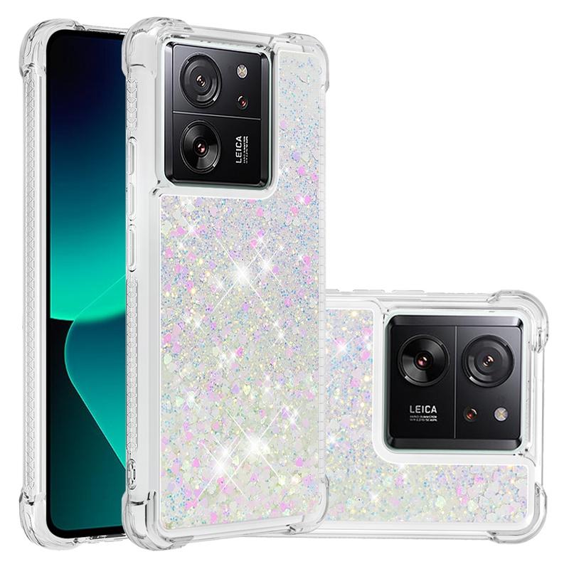 Чехол 13T Pro для Funda Xiaomi 13T Pro Чехол Glitter Quicksand Dynamic Liquid Чехол для Xiomi 13T Xiaomi13T Pro Чехол для телефона Etui