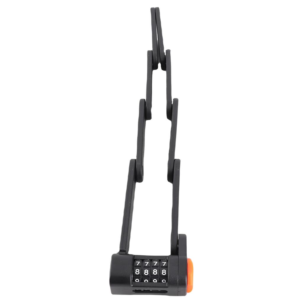 Bike Lock Combination Secure Two Bikes Anti Theft Combination Folding Lock Alloy Crafted Password Convenient and