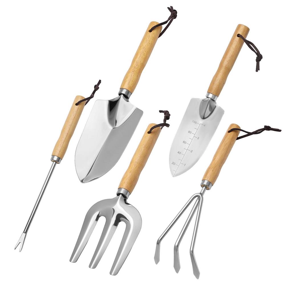 Stainless Steel Gardening Shovel - Small Flower & Vegetable Planting Tool