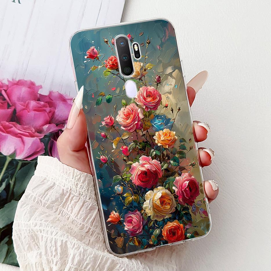 Чехол для Oppo A9 2020 Oppo A11x Новый Роскошный Расписной Чехол Ударопрочный Чехол для Телефона Для Oppo A5 2020 A92020 OppoA11x Мягкие Чехлы Сумки