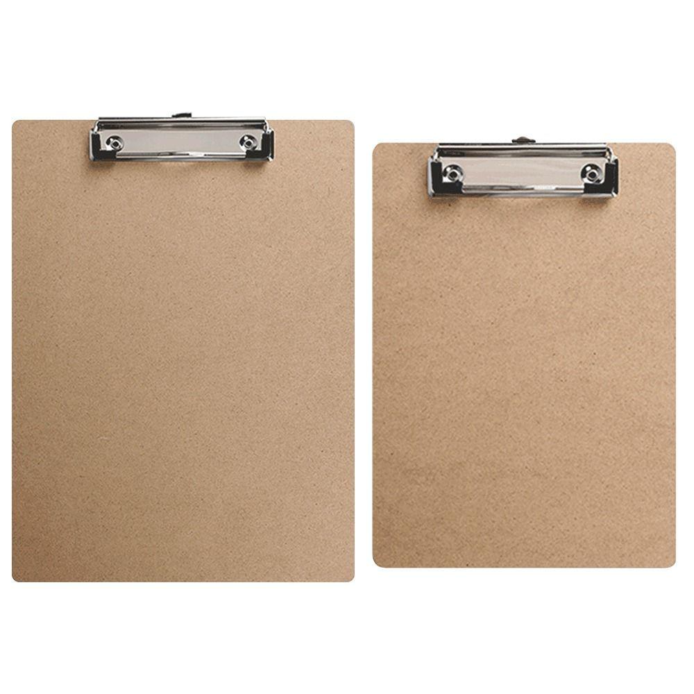 Wood Board Writting Pad Wood Storage Folder Durable Clipboards  Restaurant
