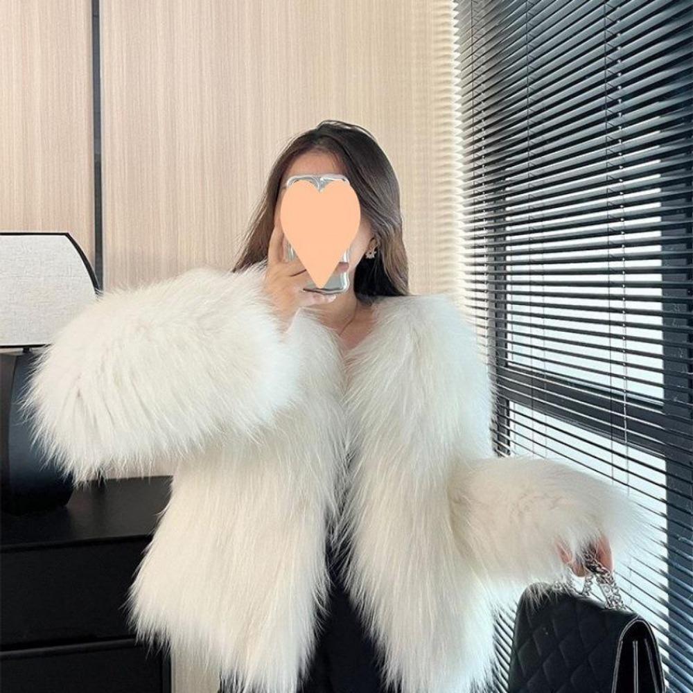 Женское пальто средней длины с черным поясом, теплое роскошное пальто из искусственного норкового волоса, женское пальто из искусственного меха осенью и зимой, с длинными рукавами