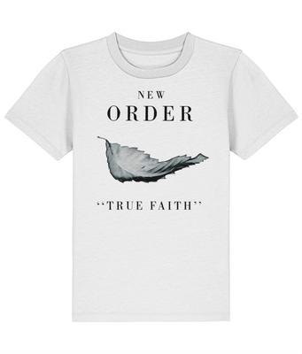 New Order - True Faith - 1987 - Монохромный - Детский - Органическая футболка - Манчестер