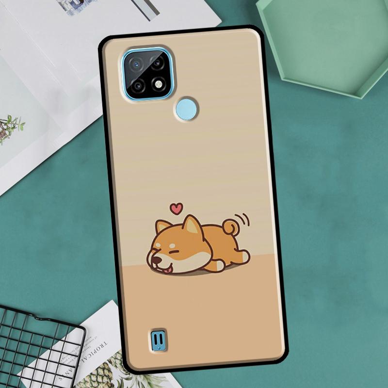 Милый чехол Шиба-ину для OnePlus 10 Pro 9 Pro 8T 9R Nord2 для Realme 9 8 Pro 8i 9i C35 GT Neo 2 3 Master