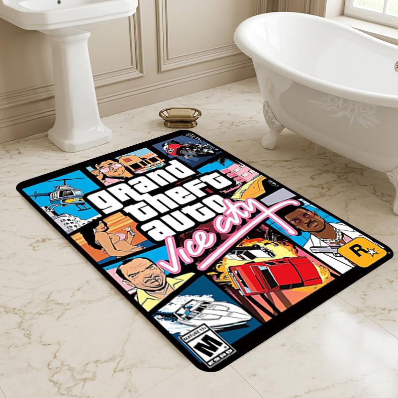 Vice City Living Room Nonslip Area Rug Soft Carpet For Bedroom Game Playroom Sofa Office Home Decor Doormat Christmas Gift C926423