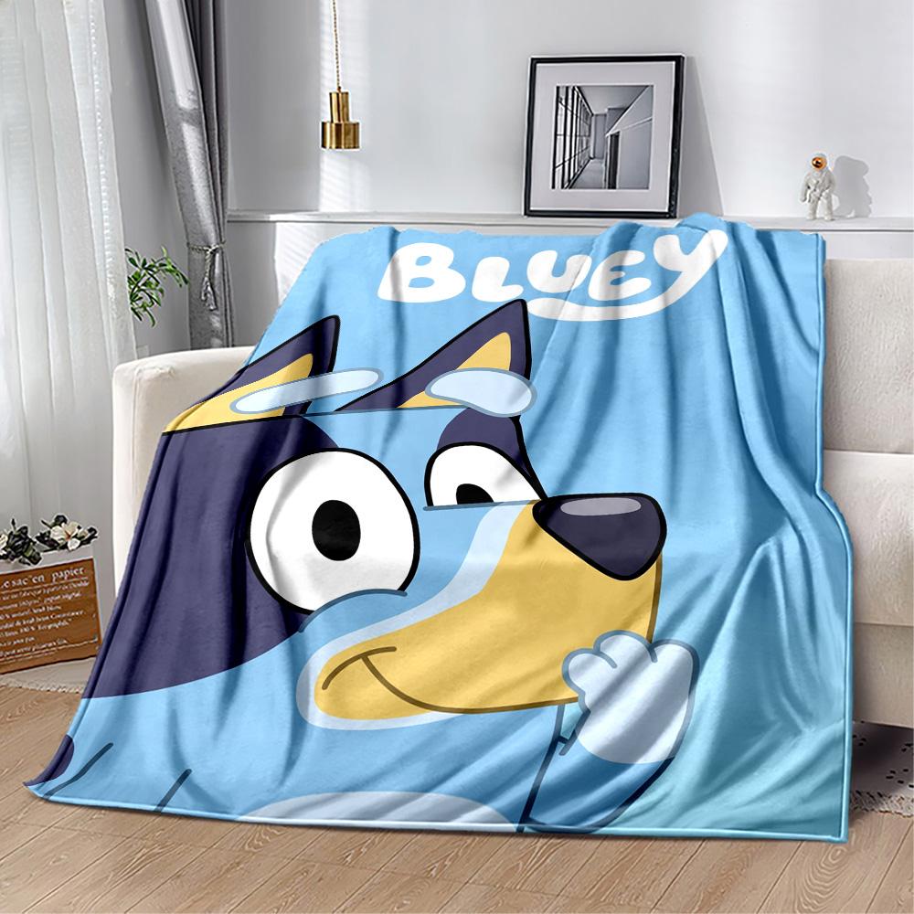 Bluey Bingo Adventure Blanket Ultra-Soft Suitable for Seaside Couch Livingroom for All Occasions Modern Ideal Gift for Friends Family Couples Picnic