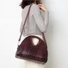 Vintage Women Bag Fashion Alligator Luxury Handbag Large Capacity Soft Leather Lady Shoulder Messenger Bags