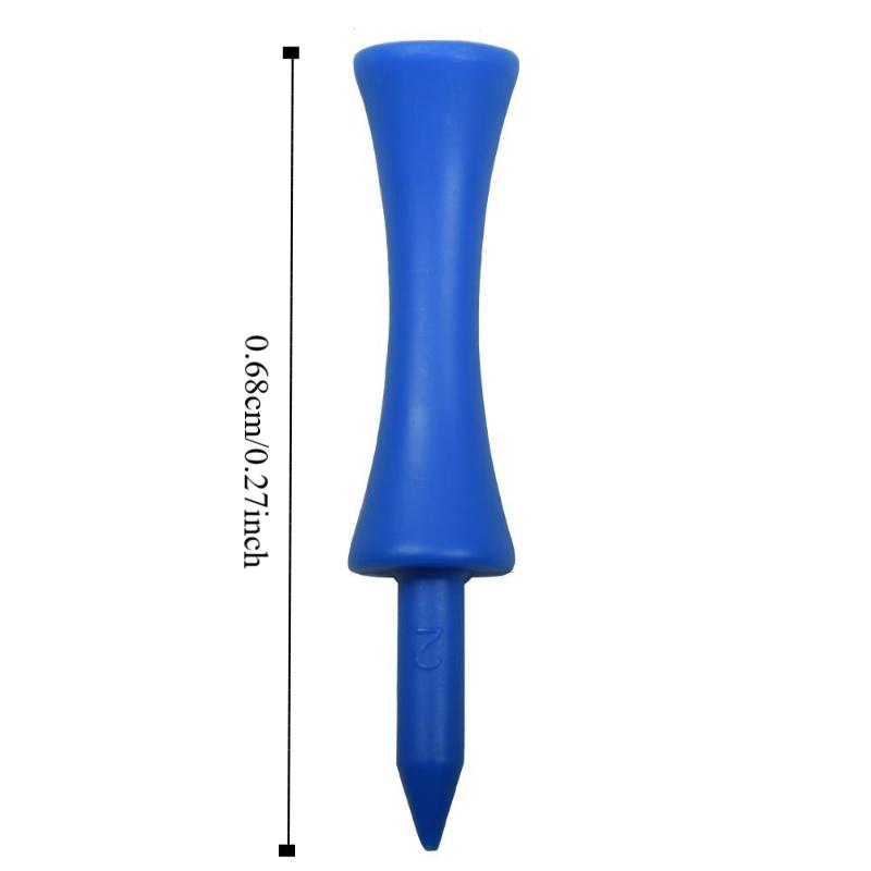 100 шт. Пластиковая гольф-резиновая подставка 68 мм Подставка для тренировок по гольфу Профессиональная подставка для гольфа Аксессуары для гольфа