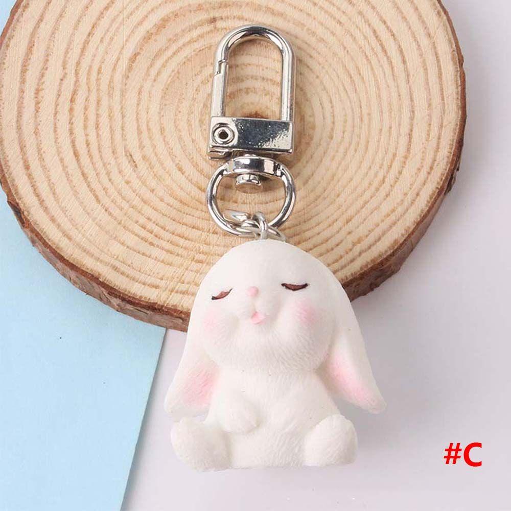 Bag Trinket Car Interior Accessories Keyring Ornaments Rabbit Key Chain Key Chain Pendant Key Rings
