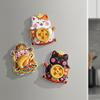 Rotatable 3D Refrigerator Magnets Cartoon Refrigerator Decorative Magnet  New Year Decoration
