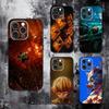Чехол для телефона D-Demon S-Slayer Infinity Castle для iPhone 16,15,14,13,12,11,Pro,Max,Plus,X,XS,SE,E,Mini, Черный чехол из мягкого силикона
