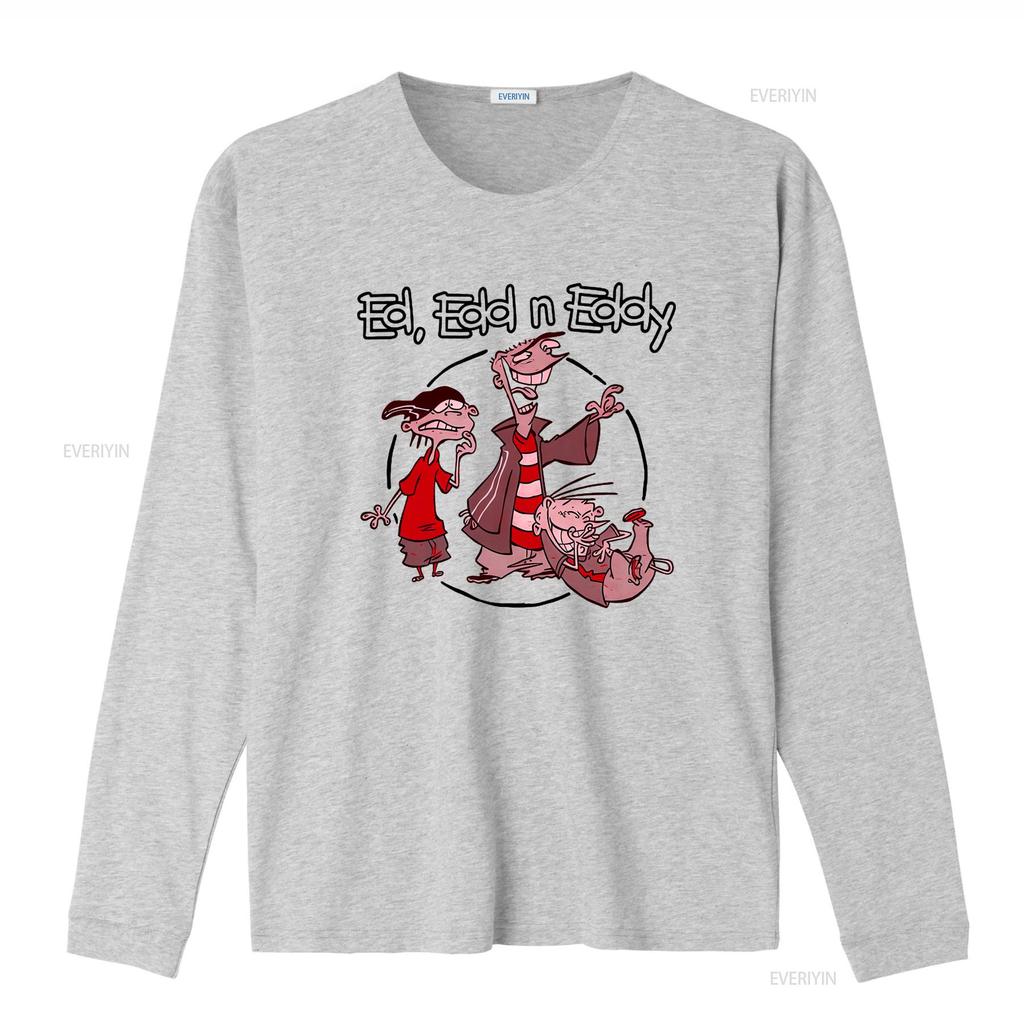 Ed Edd N Eddy Gang Cartoon Print Licensed Adult T Shirt Perfect for Fans vintage Washed designer clothes homme