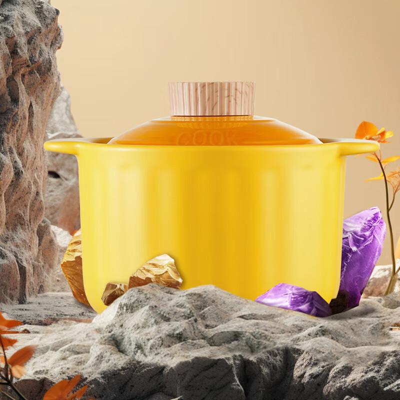 Chui Dahuang 4.2L Pumpkin Ceramic Casserole Pot