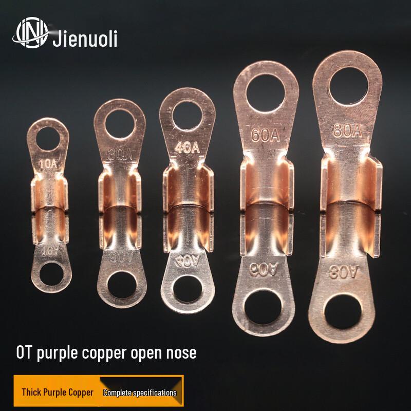 JNL Pure Copper Open-End Terminal Lugs
