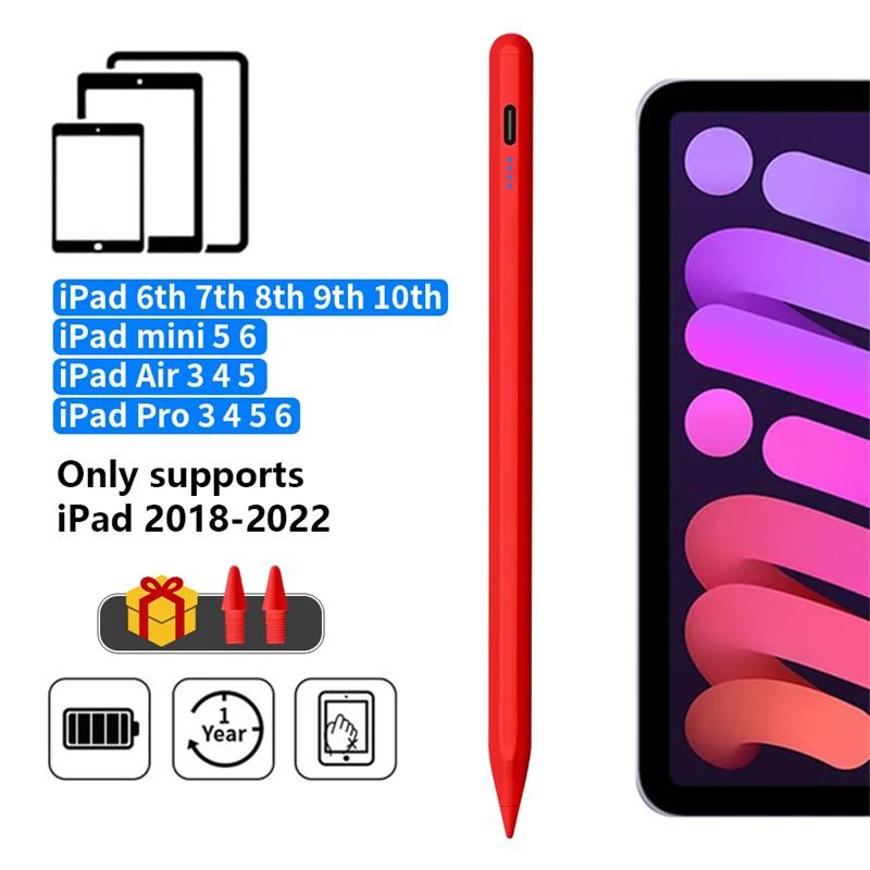 Для Apple Pencil 2 1 Отклонение ладони Индикатор заряда Аксессуары для iPad iPad Pro 11 12.9 Air Mini Планшет Стилус Перо