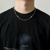 Men's Hip-Hop Stainless Steel Clavicle Necklace - Non-Fading, High-End Design