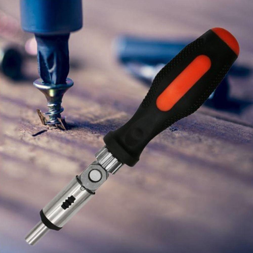 Foldable 180° Adjustable Screwdriver Hand Tool T-type Screwdriver  Bicycle Repair
